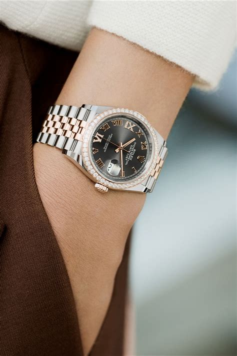 rolex women's watch 36mm.